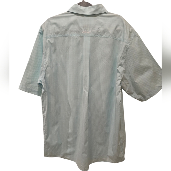 Ariat Pro Short Sleeve Button Down Shirt. Size 2XLT - Picture 5 of 9